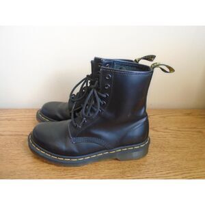 Dr. Martens 1460 W Black Combat Boots Size 7 ladies